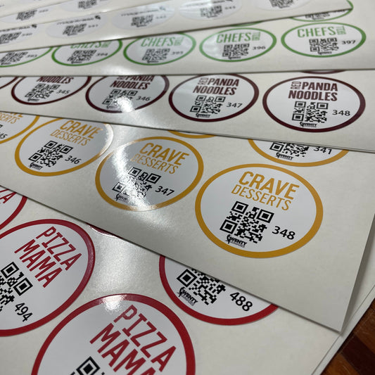 Product Label (Circle Shape)