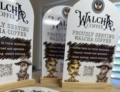 Printed Acrylic Benchtop Sign